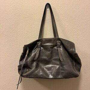 HOBO Shoulder Tote Bag in Gray